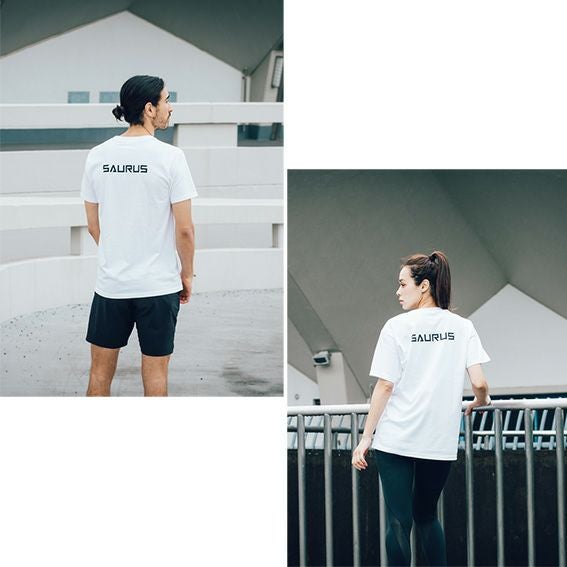 SAURUS ロゴTシャツ C ランニングウェア 20SU メンズ/レディース AMINO