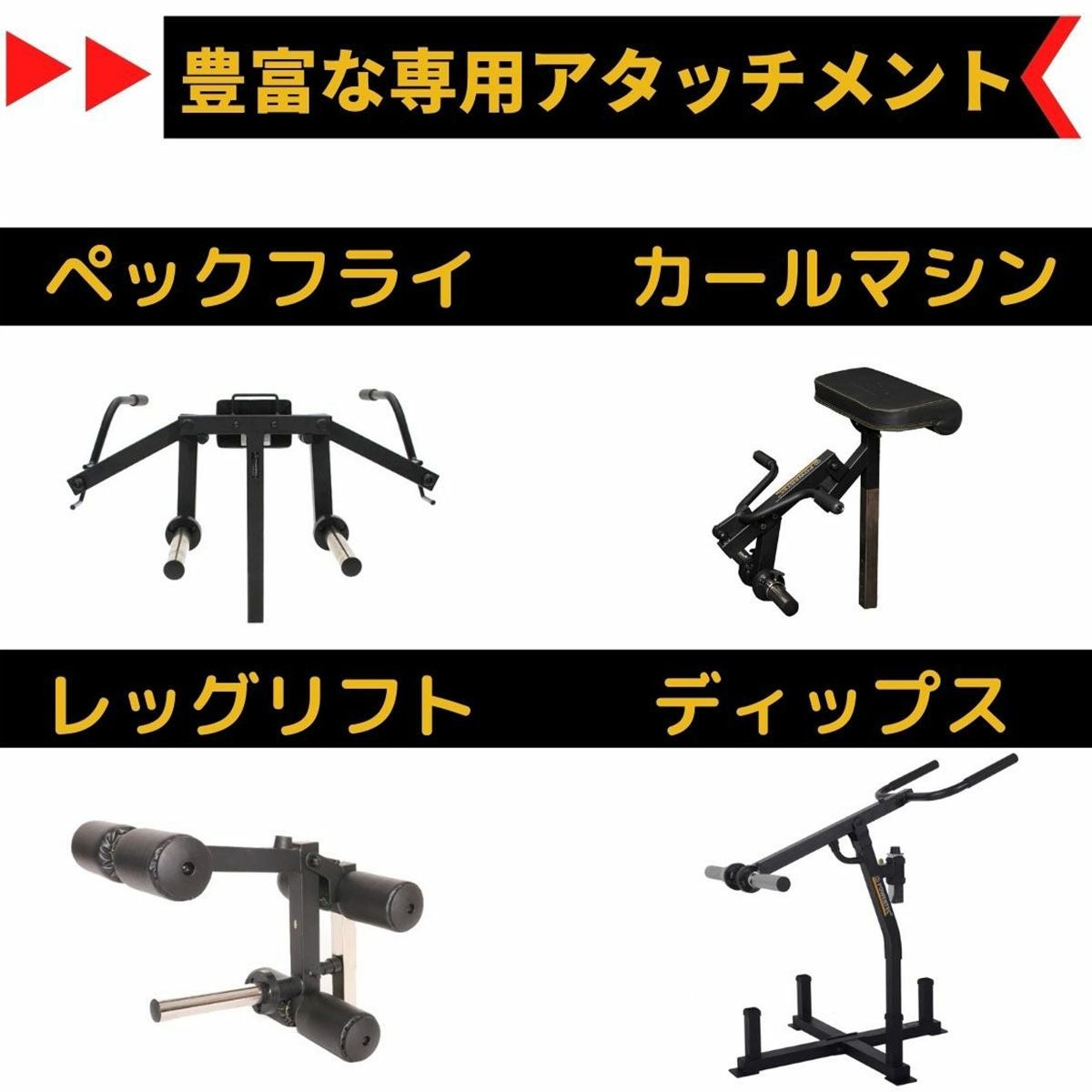 POWERTEC トレーニングベンチ パワーテック トレーニング ギア ユーティリティベンチ 黒 WB-UB20