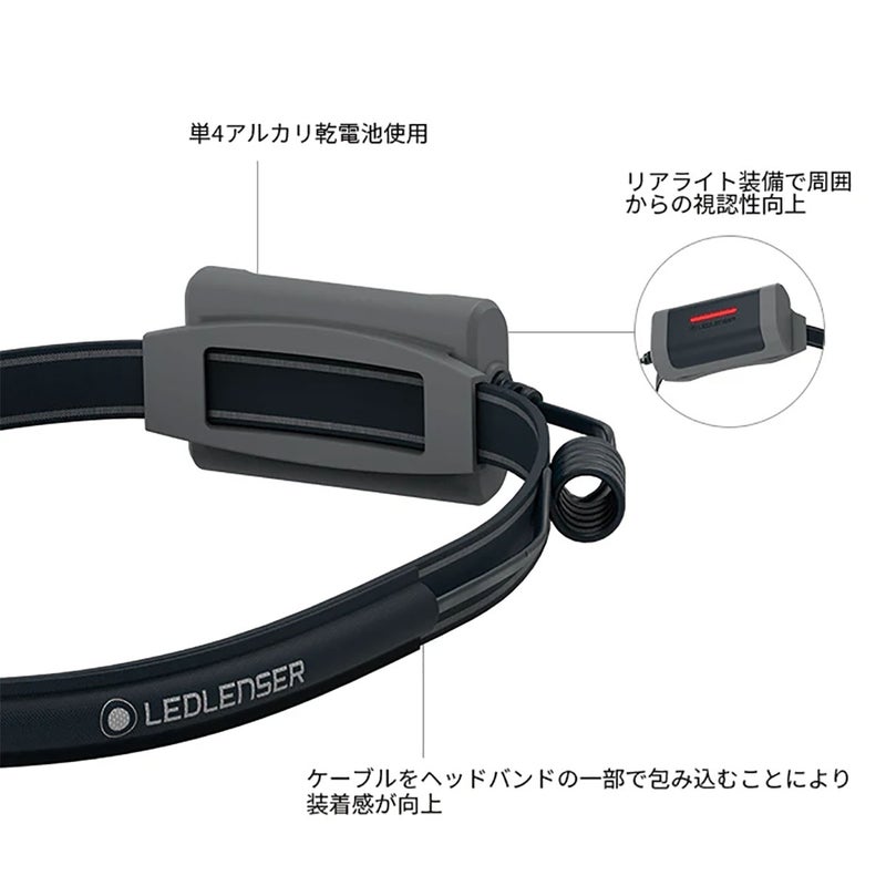 レッドレンザーランニングアクセサリーメンズレディースヘッドライト502719NEO3LEDLENSER