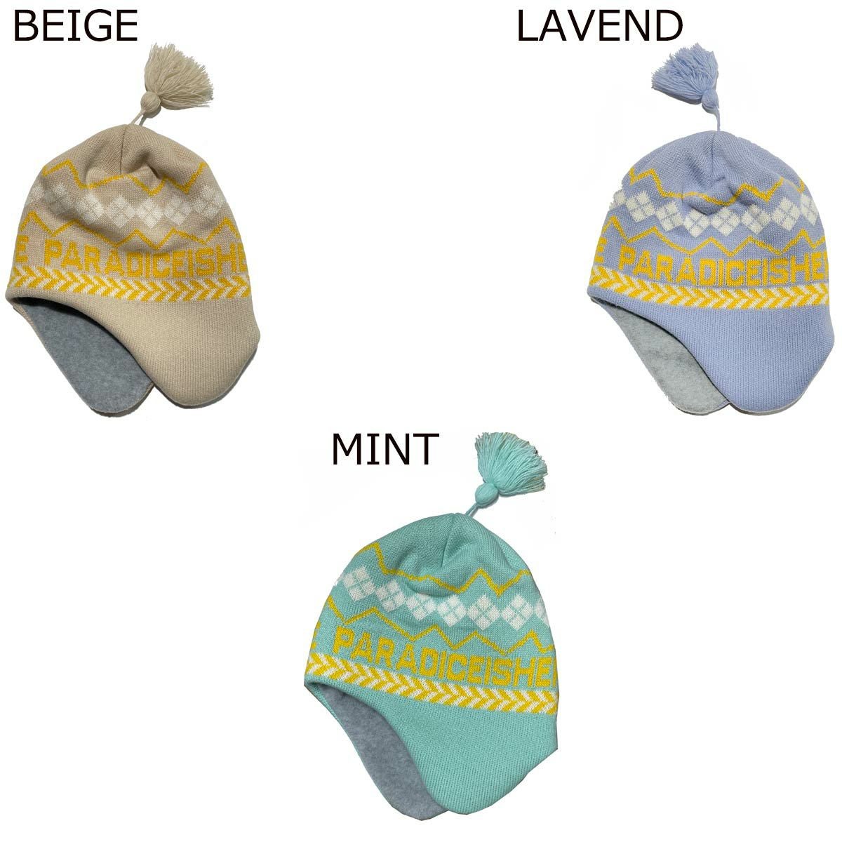 カモシカ KM4K スノー ビーニー メンズ レディース EARFLAP BEANIE
