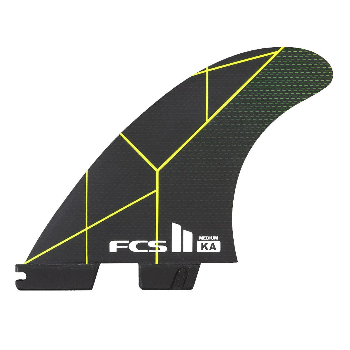 FCS KA サーフボードフィン M トライ 3 エフシーエス サーフ フィン FCSII PC KOLOHE ANDINO TRI FINS M BLACK