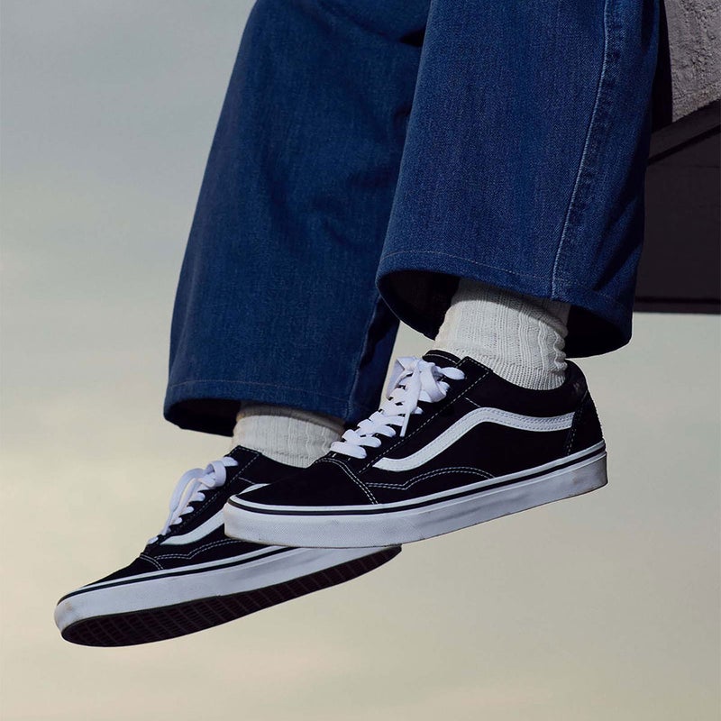 バンズオールドスクールVN000D3HY28-BLKスケートボードシューズOLDSKOOLVANSメンズ