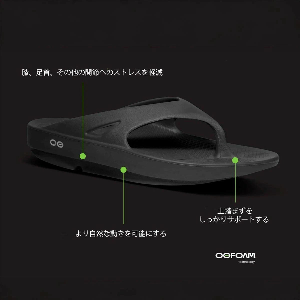 ウーフォスウーメガ200044リカバリーサンダル23SS春夏OOmegaOOFOSレディース