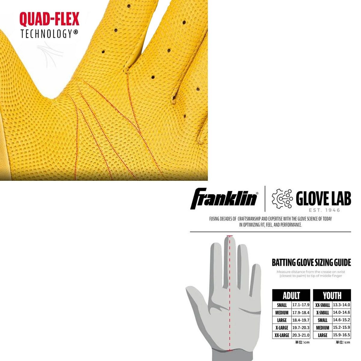 フランクリン Franklin ベースボール 野球 バッティング手袋 メンズ
