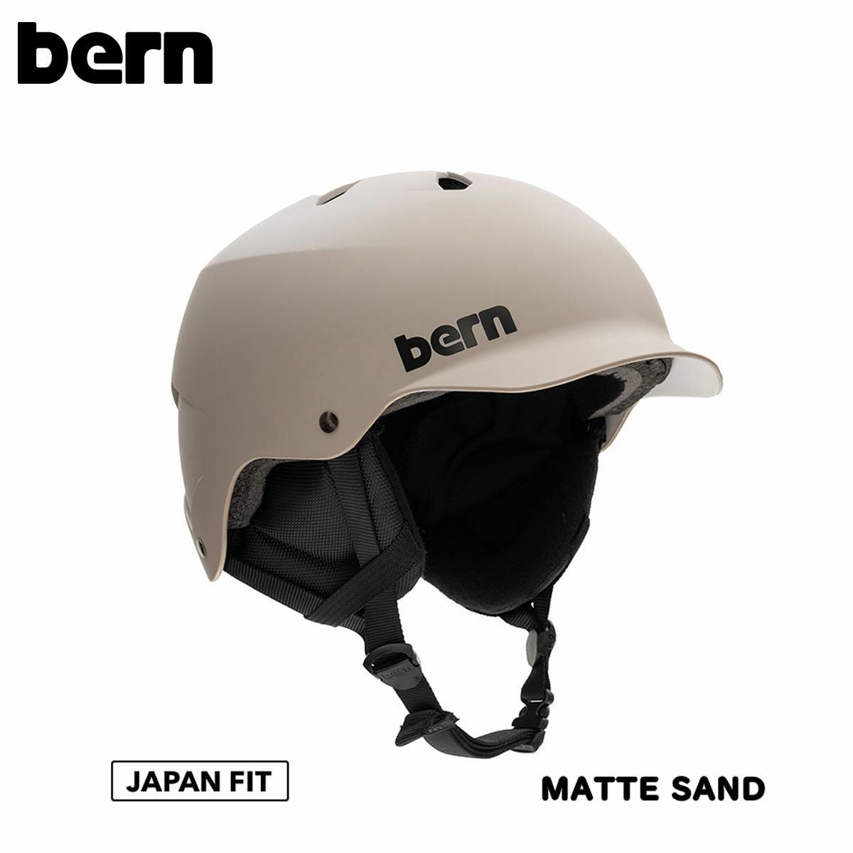 バーン bern 25-26 TEAM WATTS MATTE BLACK スノーボード ヘルメット