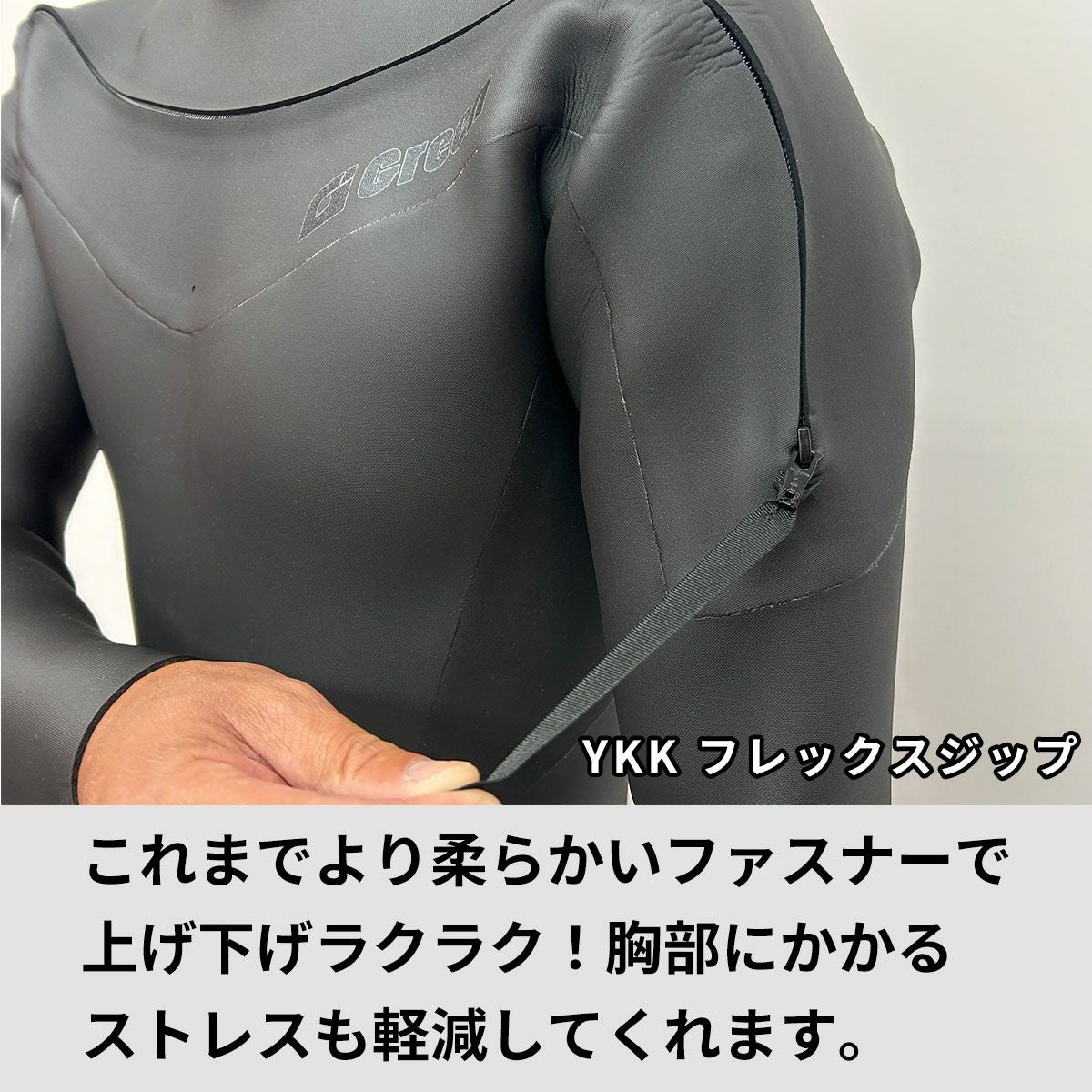 YKK社のフレックスジップ