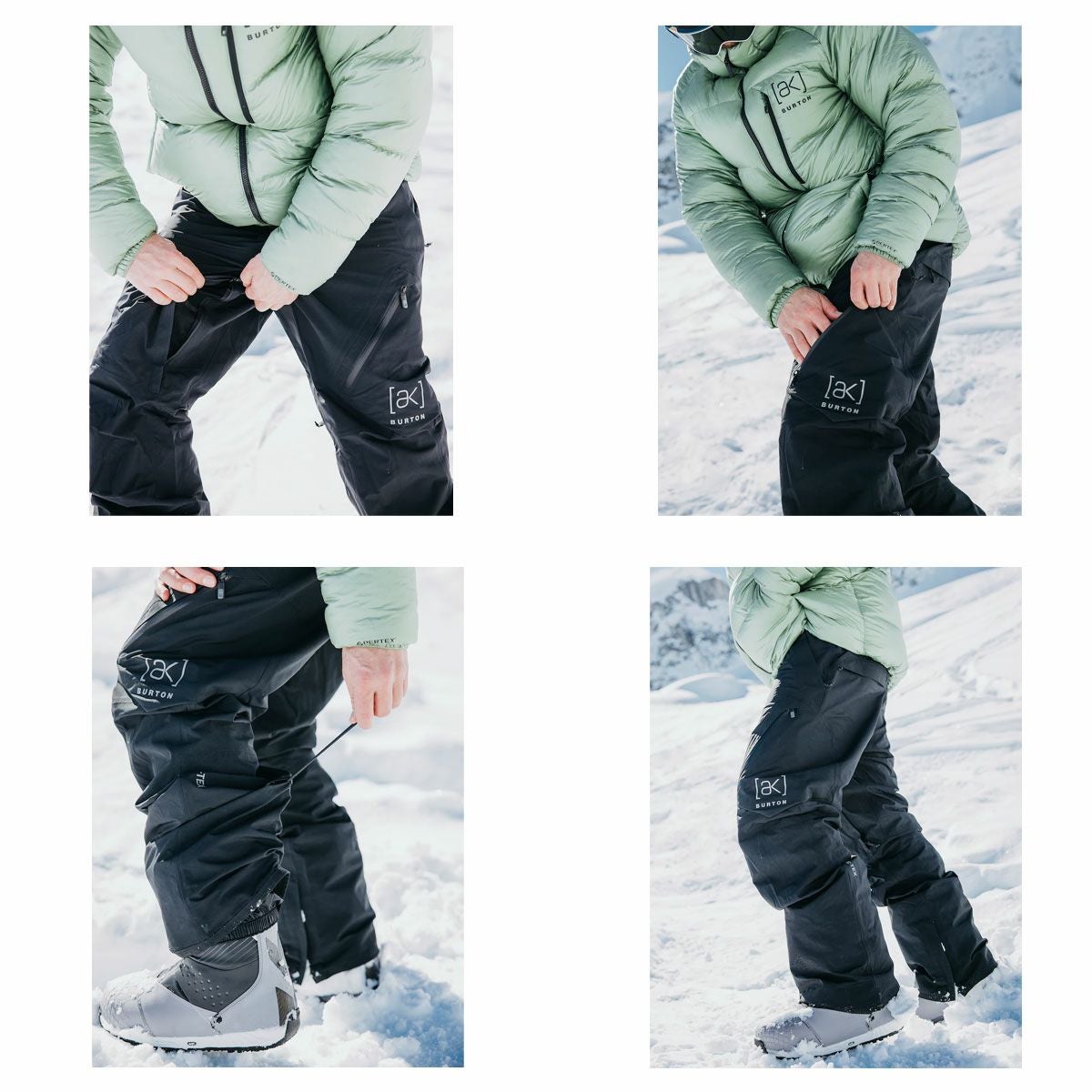 BURTON スノーボードパンツ Mサイズ グレー BURTON（バートン） スノーボードウェア メンズ パンツ 24-25 Burton