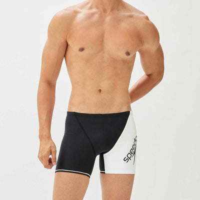 スピードSPEEDOスイムフィットネス競泳水着パネルフリージリーターンズハーフボックスST52303-KWメンズ男性24SP春夏