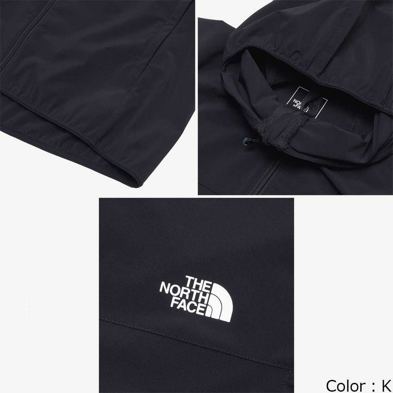 ノースフェイスTHENORTHFACEアウトドアカジュアルウェアアウタージャケットマウンテンソフトシェルフーディNPW22401-Kレディース女性24SP春夏