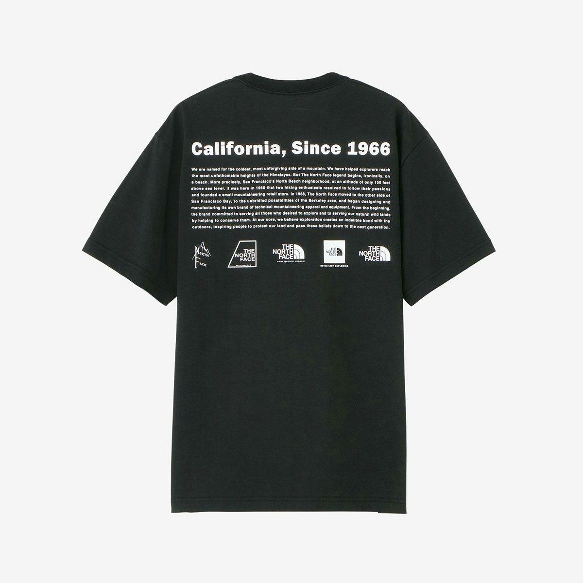 ノースフェイスTHENORTHFACEアウトドアカジュアルTシャツS/SHISTORICALLOGOTEEショートスリーブヒストリカルロゴティーNT32407-Kメンズ男性26SS春夏