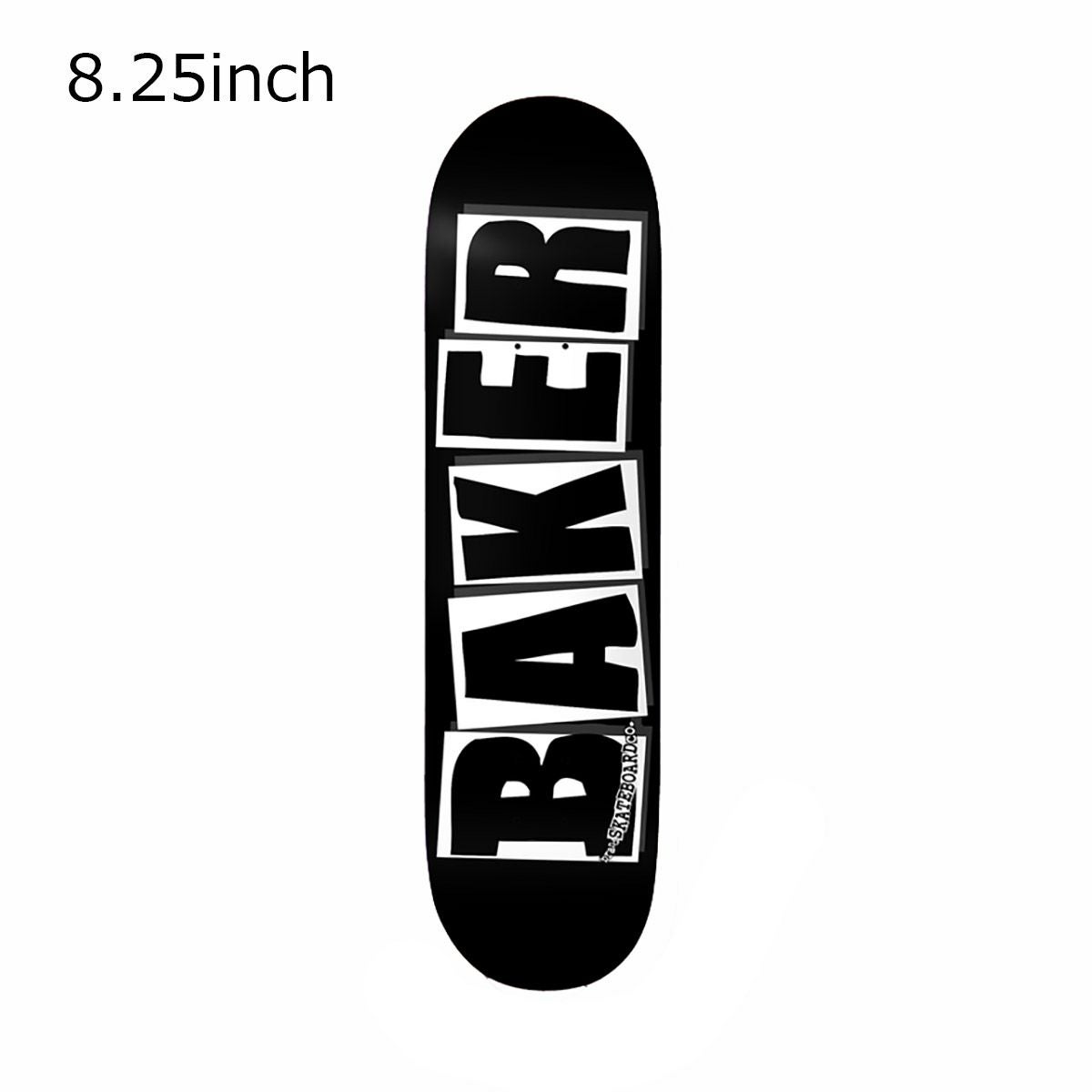 ベイカーBAKERスケボースケートボードデッキ板BRANDLOGOBLACK/WHIT8.25ブランドロゴブラックホワイト030070003010560