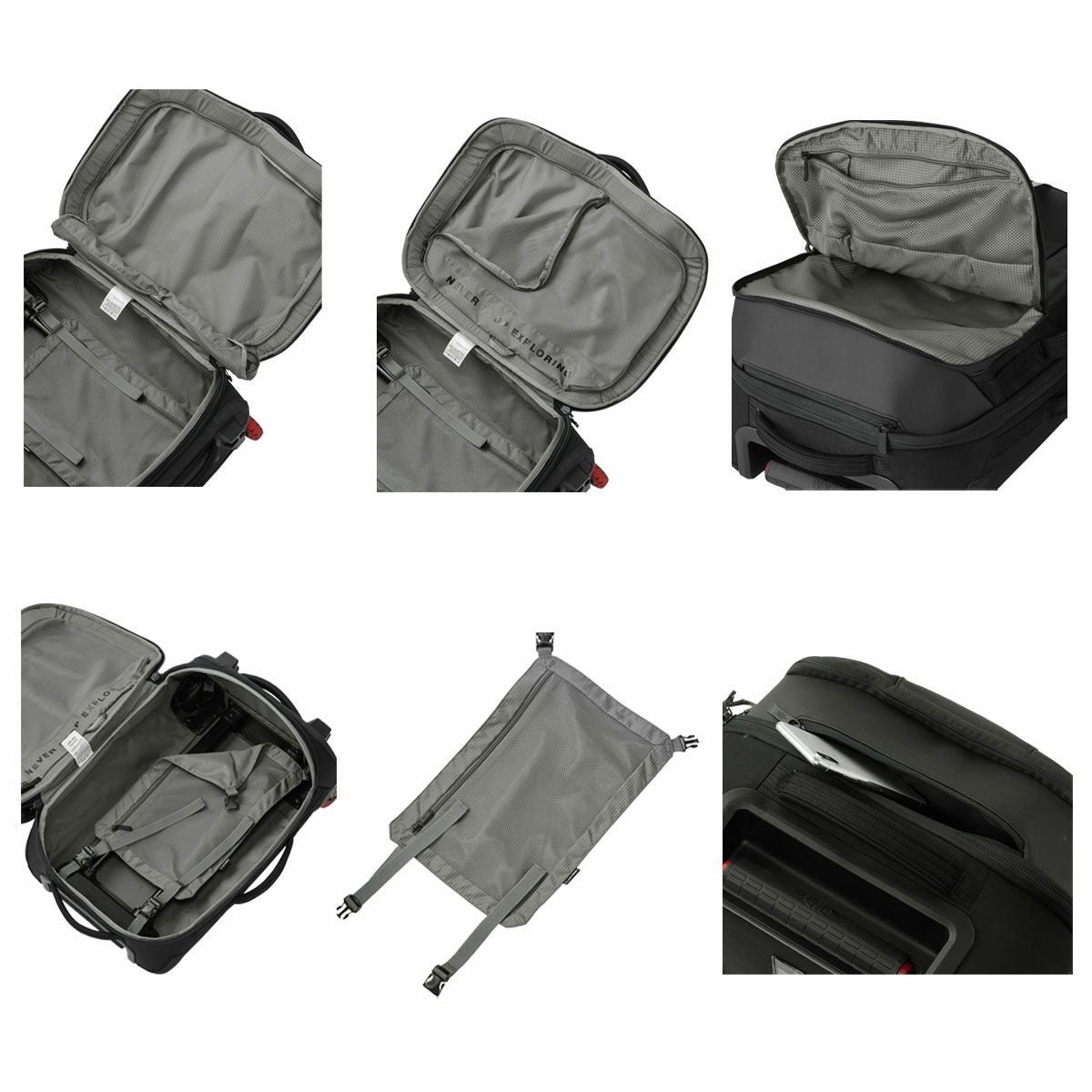 ノースフェイスTHENORTHFACEアウトドアカジュアル鞄バッグキャスターキャリーベースキャンプローリングサンダー22インチBASECAMPROLLINGTHUNDER22NM82415-Kメンズレディースユニセックス24FA秋冬