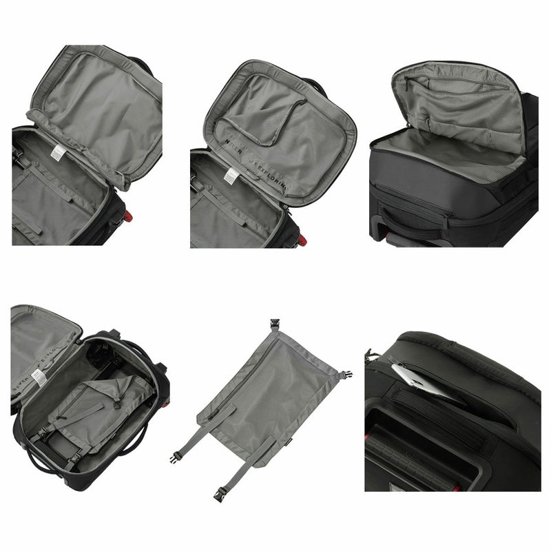 ノースフェイスTHENORTHFACEアウトドアカジュアル鞄バッグキャスターキャリーベースキャンプローリングサンダー22インチBASECAMPROLLINGTHUNDER22NM82415-Kメンズレディースユニセックス24FA秋冬