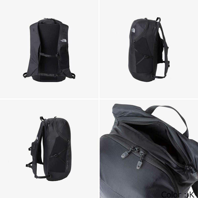 ザ・ノース・フェイスランニング鞄バッグリュックサックバックパックデイパックワンマイル16ONEMILE16NM62461-Kメンズレディースユニセックス24FA秋冬