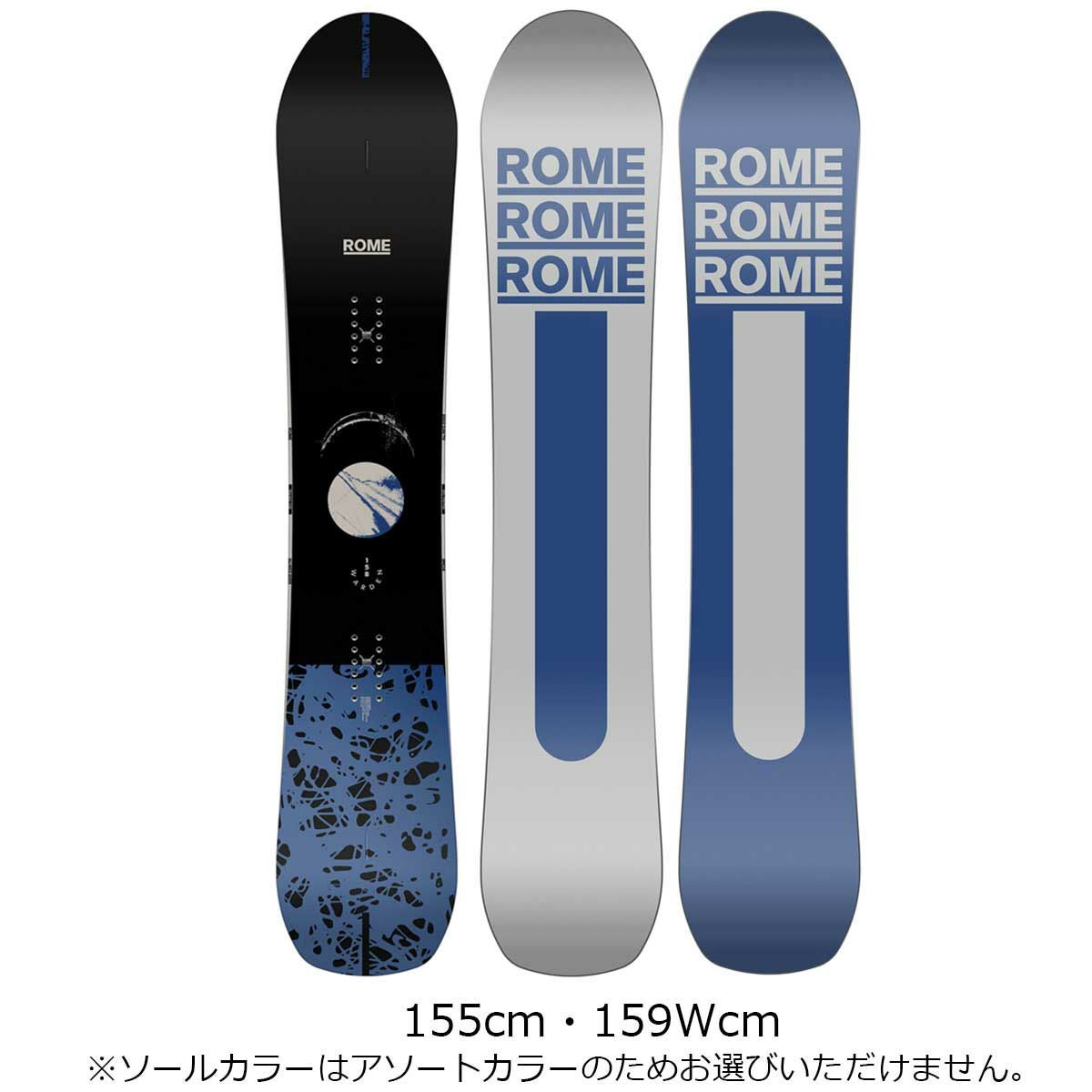 送料無料】ローム ROME スノボー スノボ スノーボード 板 ウォーデン