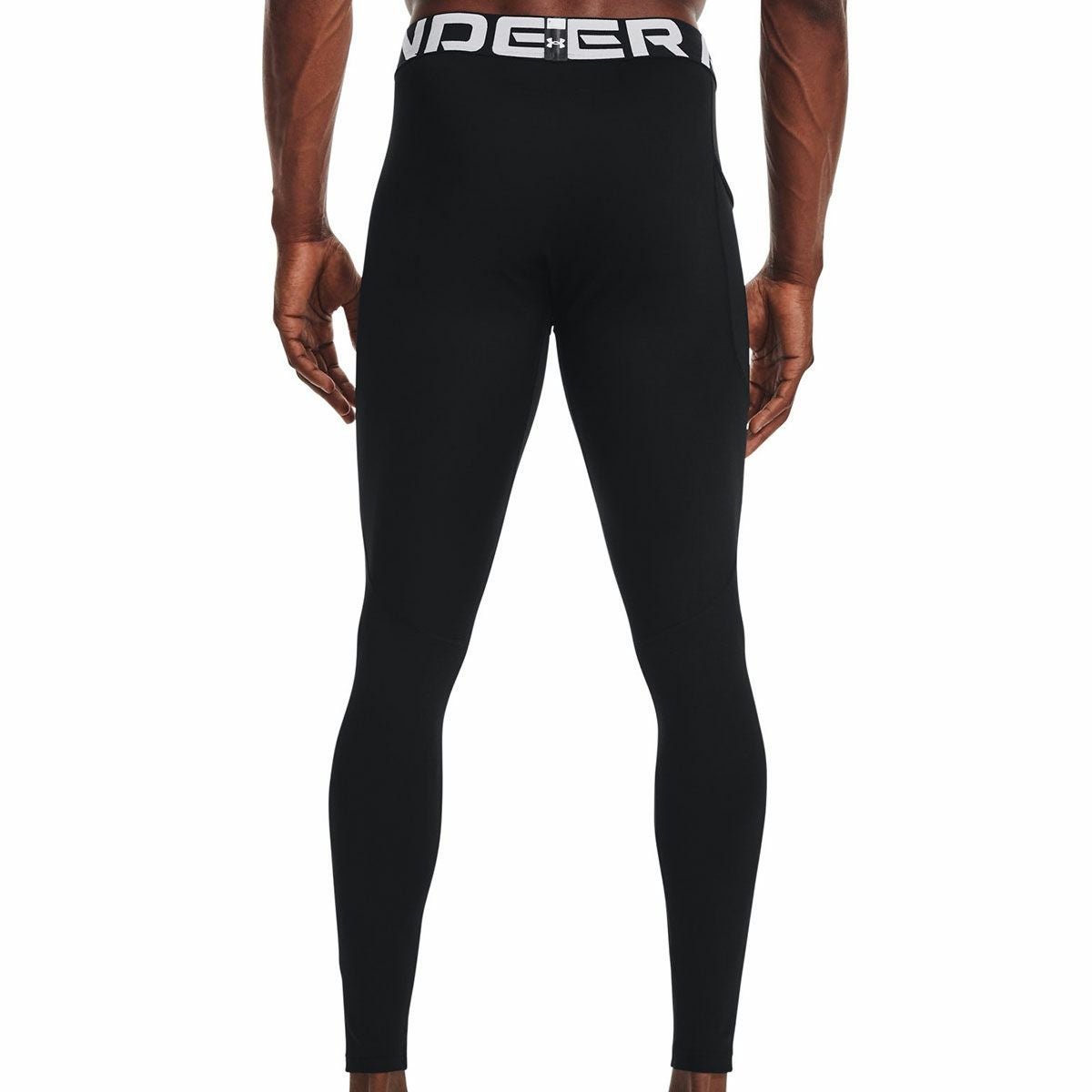 アンダーアーマーUNDERARMOURジムフィットネスヨガウェアボトムスインナースパッツレギンスUAコールドギアアーマーレギンス1366075-001メンズ男性24FA秋冬