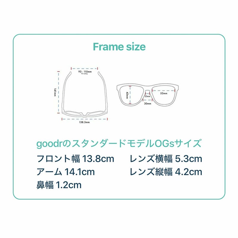 グダーgoodrスポーツサングラスOGAUnicorn'sCalamityG00352-OG-BK1-NRメンズレディースユニセックス25SP春夏