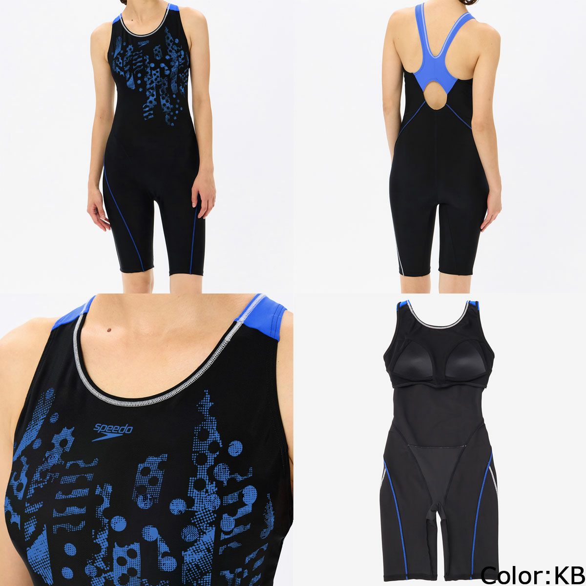 スピードSPEEDOスイムフィットネス水着クラッシュドットルースンニースキンCrashDotLoosenKneeskinSFW12505-KVレディース女性S1春夏