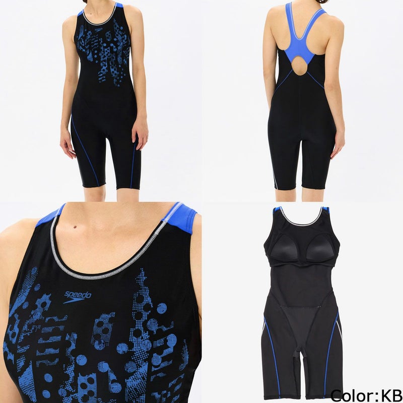 スピードSPEEDOスイムフィットネス水着クラッシュドットルースンニースキンCrashDotLoosenKneeskinSFW12505-KVレディース女性S1春夏