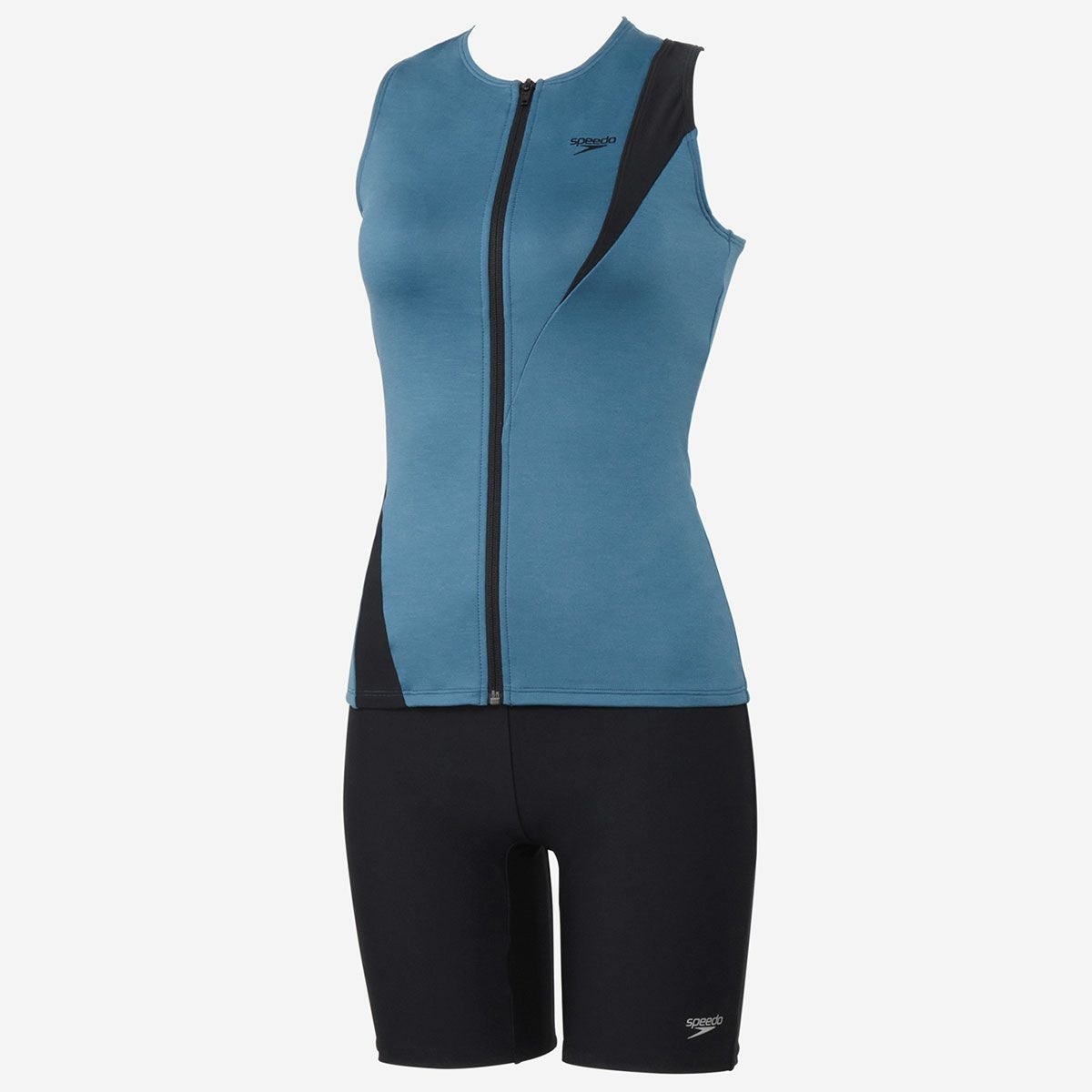 スピードSPEEDOスイムフィットネス水着ディアゴナジッププロセパレーツDiagonaZipProSeparatesSFW32410-SBレディース女性S1春夏