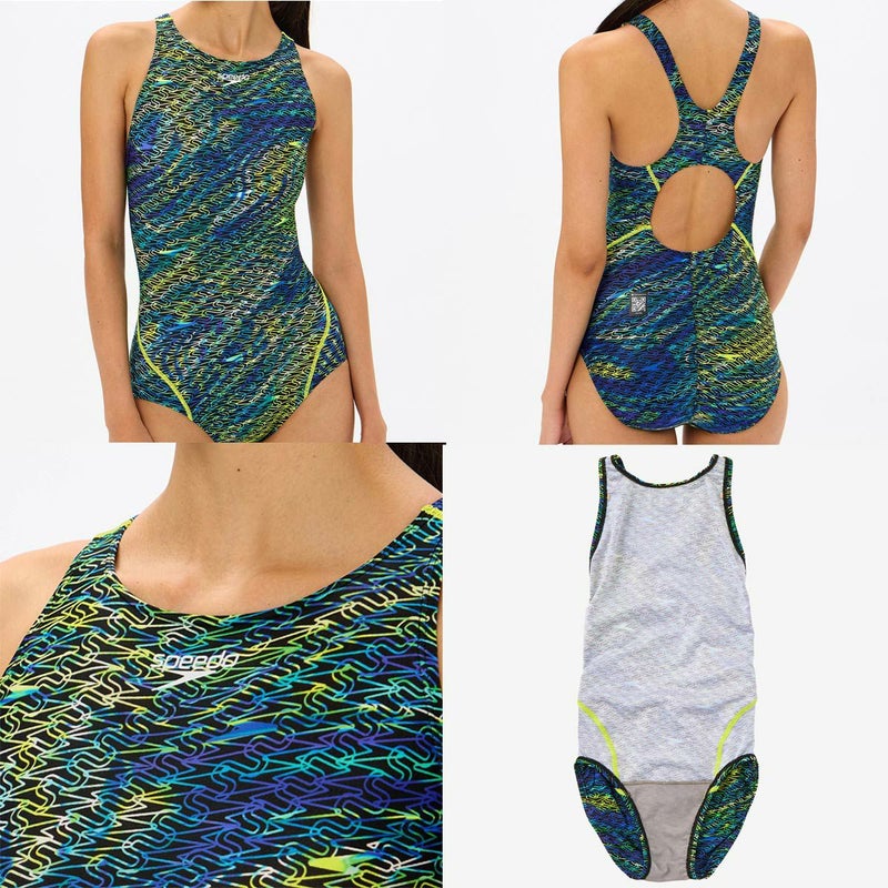 スピードSPEEDOスイム競泳水着フレックスシグマカイコンフォカットスーツFLEXΣχComfocutSuitSCW02520F-BLレディース女性25S1春夏