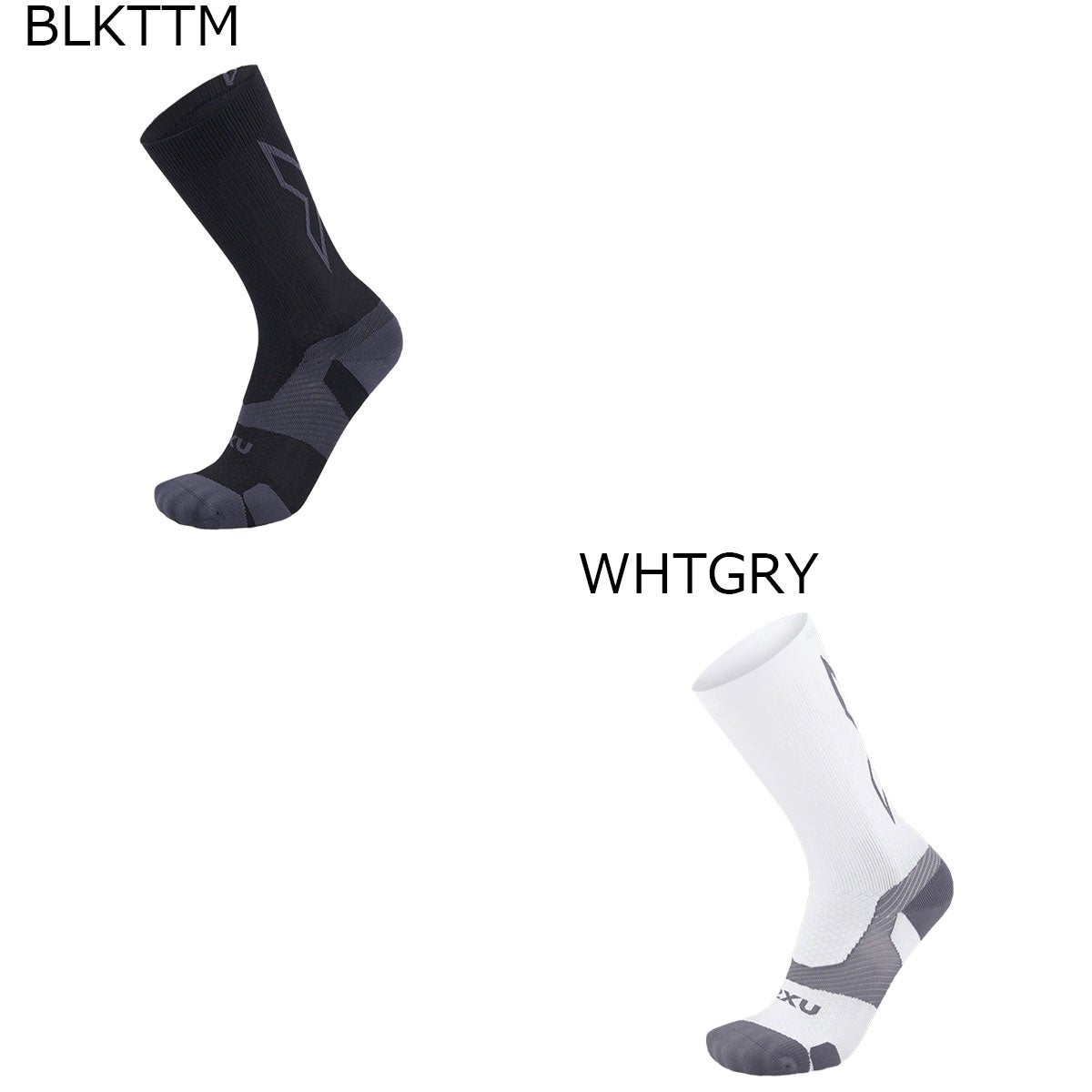 2XUツータイムズユーランニングソックス靴下VectrLightCushionCrewSocksヴェクターライトクッションクルーソックスUA7005Eメンズレディースユニセックス25SP春夏