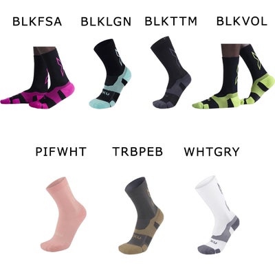 2XUツータイムズユーランニングソックス靴下VectrLightCushionCrewSocksヴェクターライトクッションクルーソックスUA7005Eメンズレディースユニセックス25SP春夏
