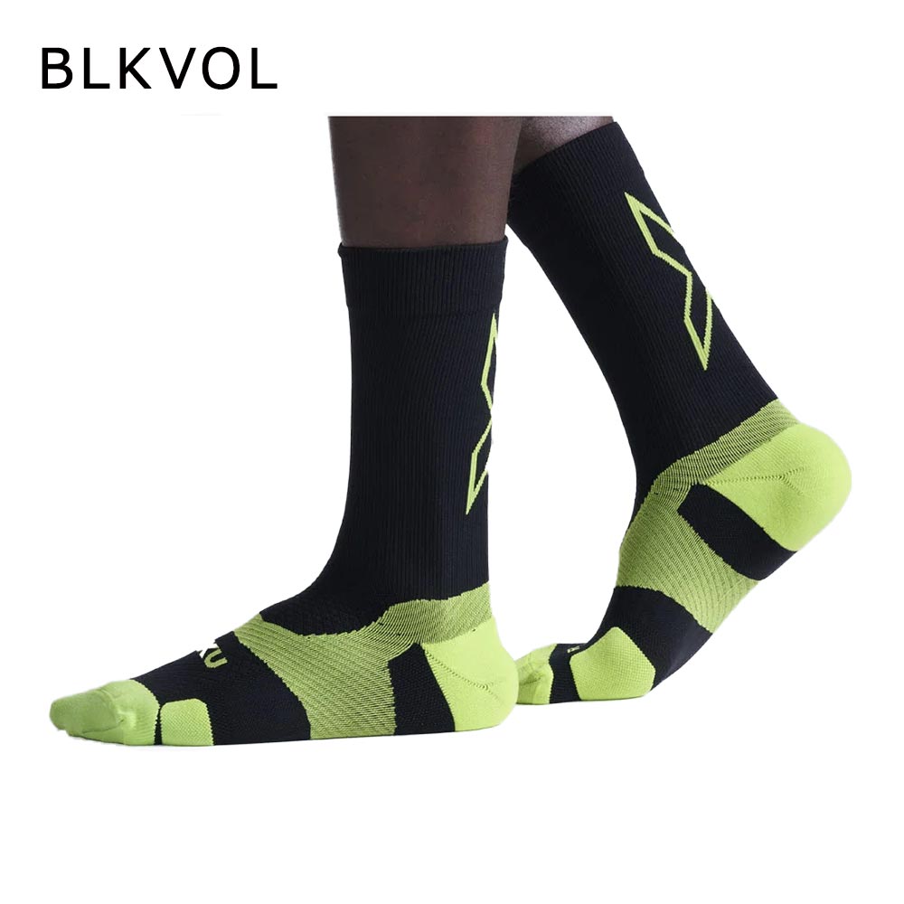 2XUツータイムズユーランニングソックス靴下VectrLightCushionCrewSocksヴェクターライトクッションクルーソックスUA7005Eメンズレディースユニセックス25SP春夏
