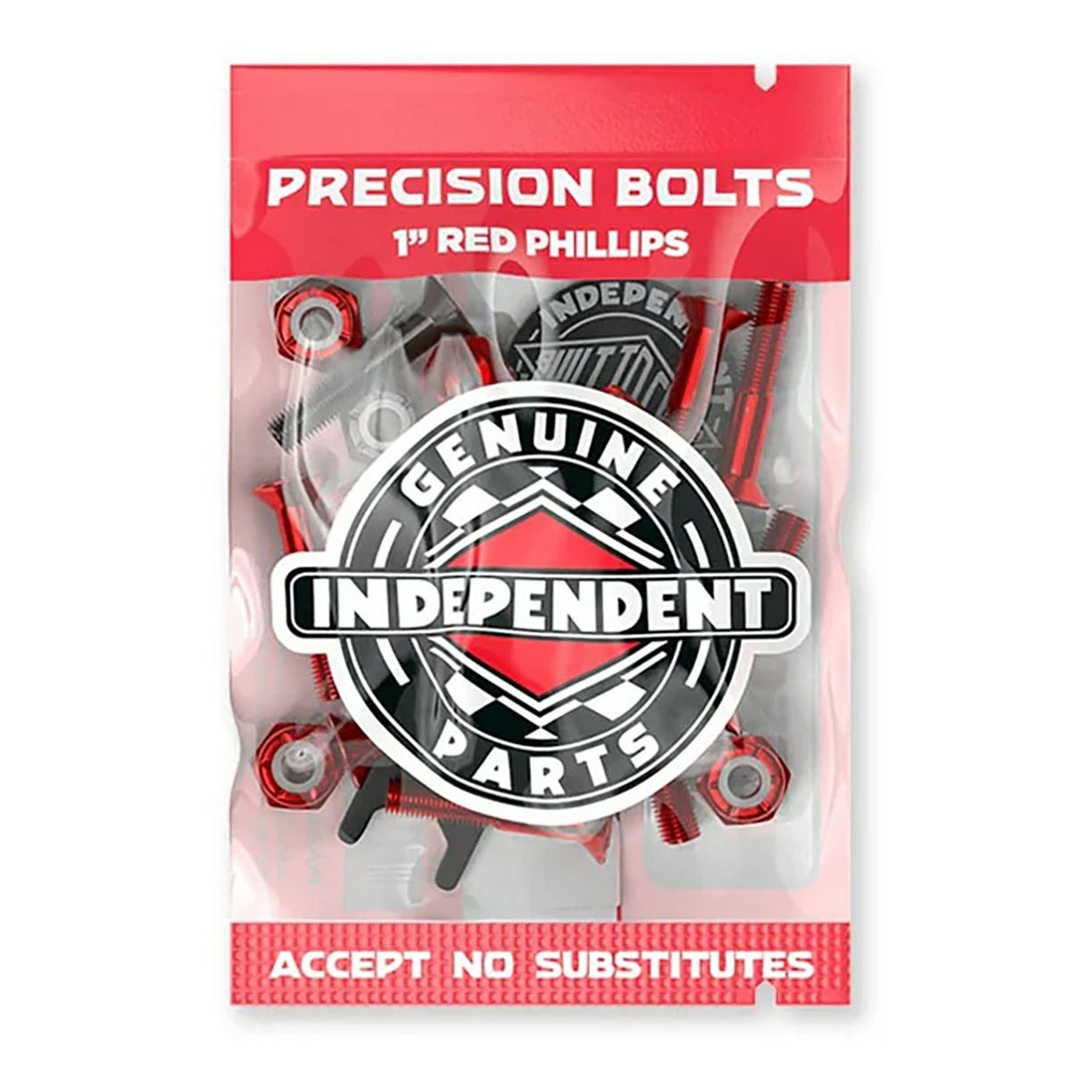 インディペンデント INDEPENDENT スケボー スケートボード ビス 1 RED