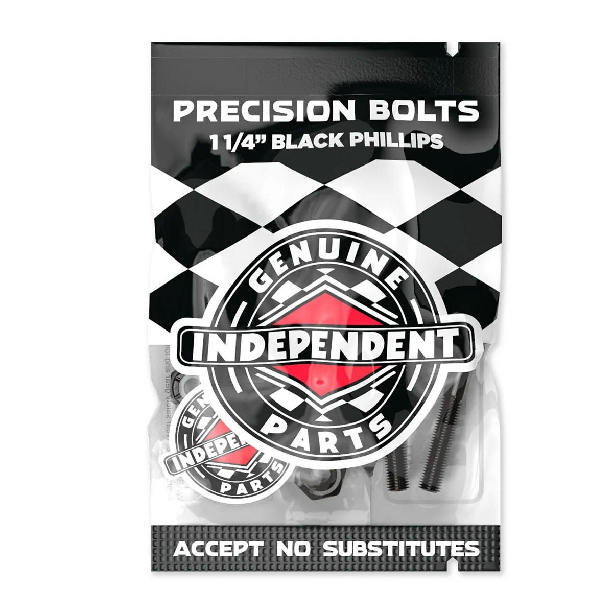 インディペンデントINDEPENDENTスケボースケートボードビス11/4BLACKPHILLIPS35010124