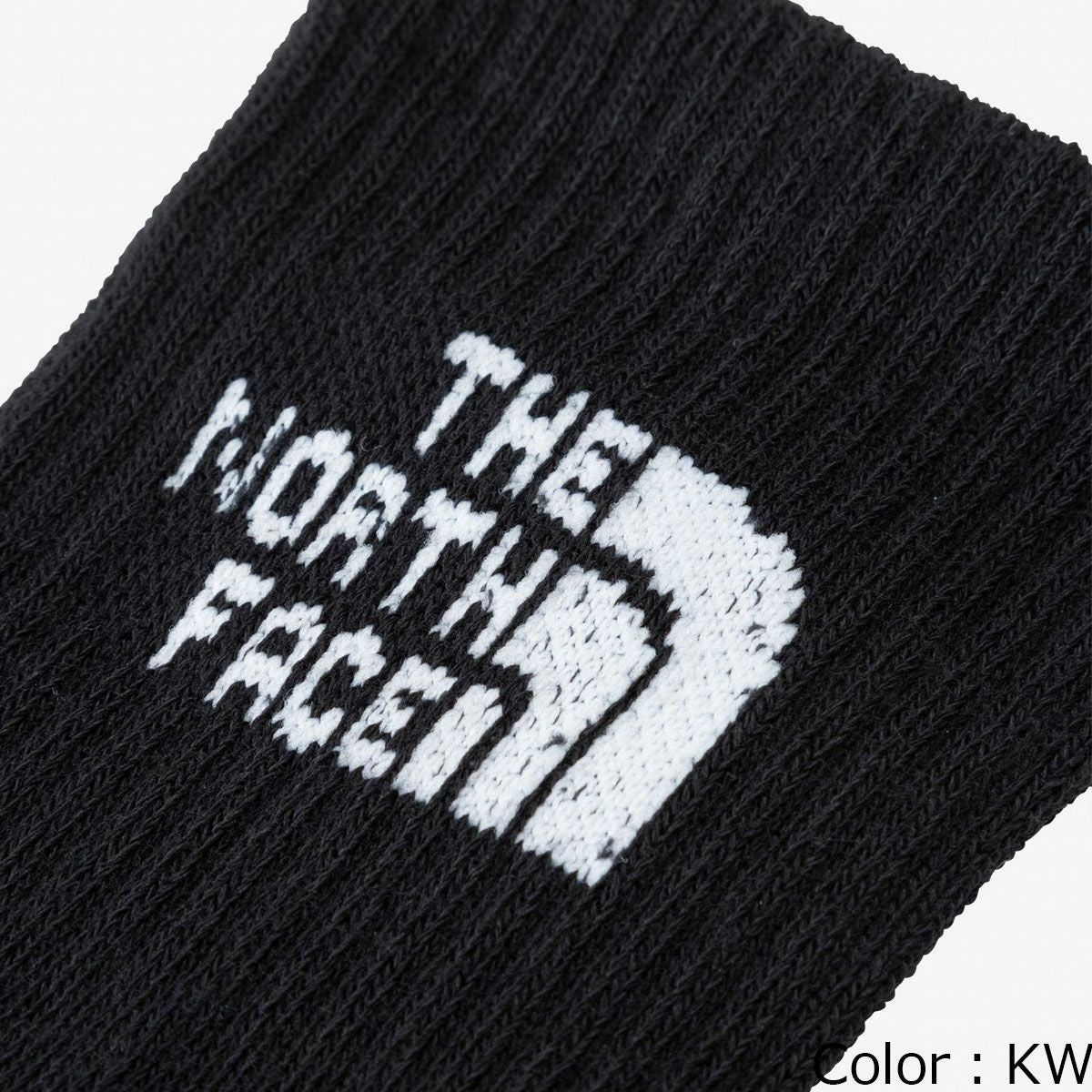 ザ・ノース・フェイスTHENORTHFACEアウトドアカジュアルソックス靴下キッズジャガードロゴ3PクルーKJACQUARDLOGO3PCREWNNJ82411-MWジュニアキッズ子ども男の子女の子25SS春夏