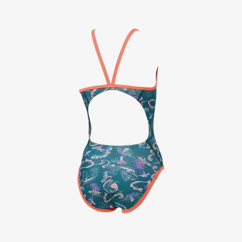 スピードSPEEDOスイムトレーニング競泳水着サンオンザシーターンズスーツSunOnTheSeaTurnSSuitSTW02505-DTレディース女性25S1春夏