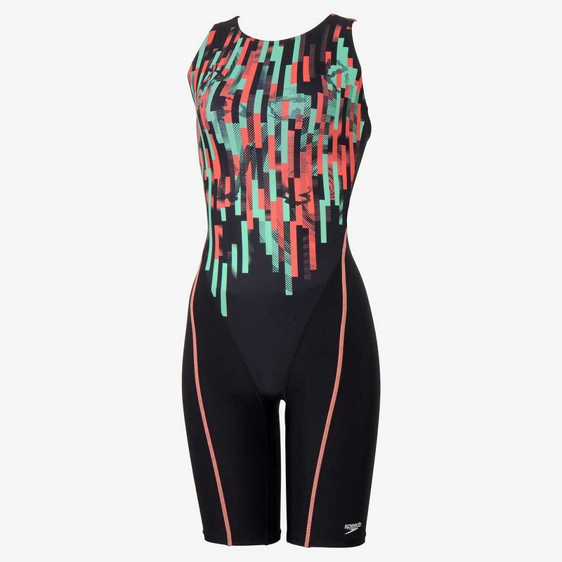 スピードSPEEDOスイムフィットネス水着ストライプスディライトルースンニースキンStripesDelightLoosenKneeskinSFW12450-MNレディース女性25S1春夏