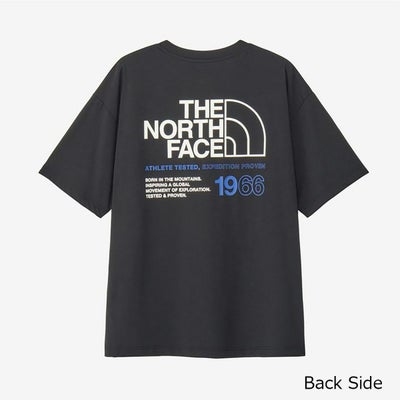 ザ・ノース・フェイスTHENORTHFACEランニングトレーニングウェア半袖Tシャツショートスリーブイーエス66ロゴワイドティーS/SES66LOGOWIDETEENT32597-Kメンズ男性25SS春夏