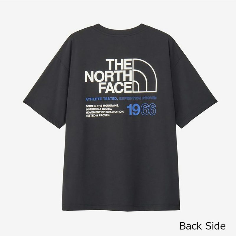 ザ・ノース・フェイスTHENORTHFACEランニングトレーニングウェア半袖Tシャツショートスリーブイーエス66ロゴワイドティーS/SES66LOGOWIDETEENT32597-Kメンズ男性25SS春夏