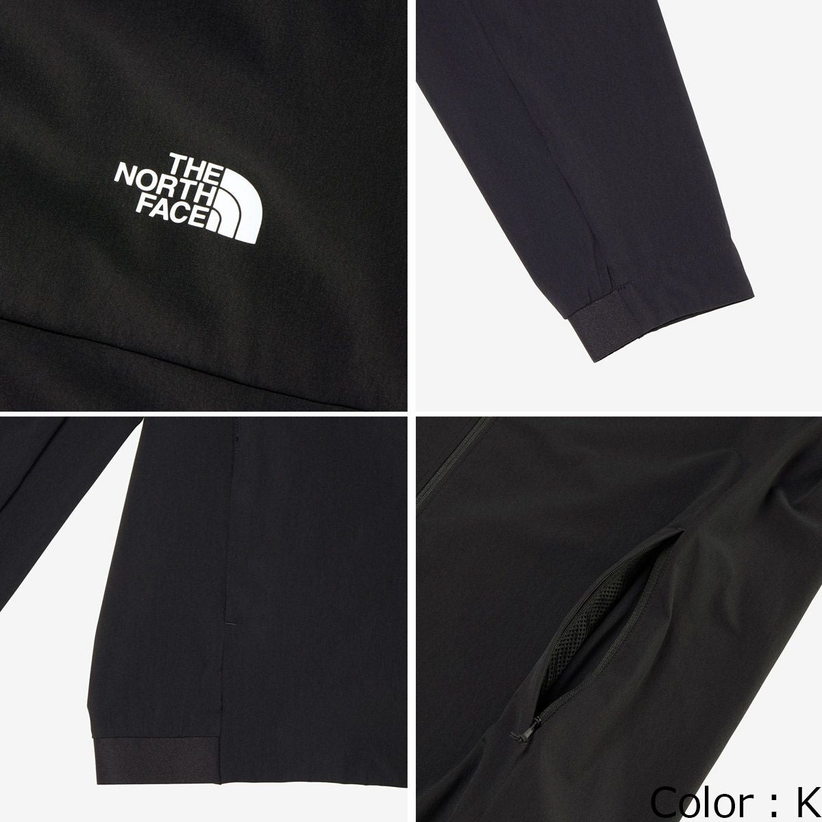 ザ・ノース・フェイスTHENORTHFACEランニングトレーニングウェアアウタージャケットフレキシブルラウンドネックジャケットFLEXIBLEROUNDNECKJACKETNPW22582-Kレディース女性25SS春夏