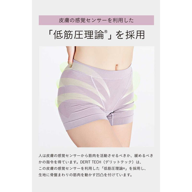 デリットテックDERITTECHランニングスポーツウェアボトムスインナーアンダーパンツショーツ機能性ショーツDERITTECH-2レディース女性