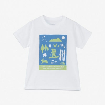 ザ・ノース・フェイスTHENORTHFACEアウトドアカジュアルウェア半袖TシャツトドラーショートスリーブシレトコティーTS/SSHIRETOKOTEENTT32534ST-Wジュニアキッズ子ども男の子女の子25SS春夏