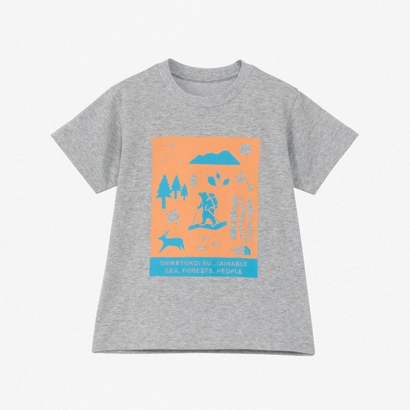 ザ・ノース・フェイスTHENORTHFACEアウトドアカジュアルウェア半袖TシャツトドラーショートスリーブシレトコティーTS/SSHIRETOKOTEENTT32534ST-Zジュニアキッズ子ども男の子女の子25SS春夏