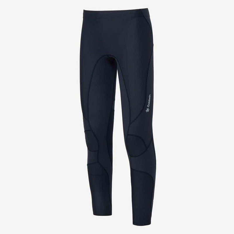 ゴールドウインGOLDWINランニングウェアボトムスインナースパッツレギンスインパクトエアーロングタイツC3fitIMPTARLGTIGHTSGC15151-BKメンズ男性25SP春夏
