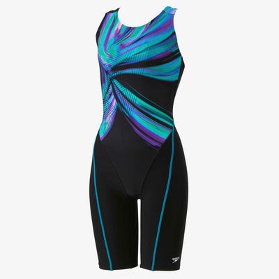 スピードSPEEDOスイムフィットネス水着オブシディアンルースンニースキンObsidianLoosenKneeskinSFW12502-BLレディース女性25S1春夏