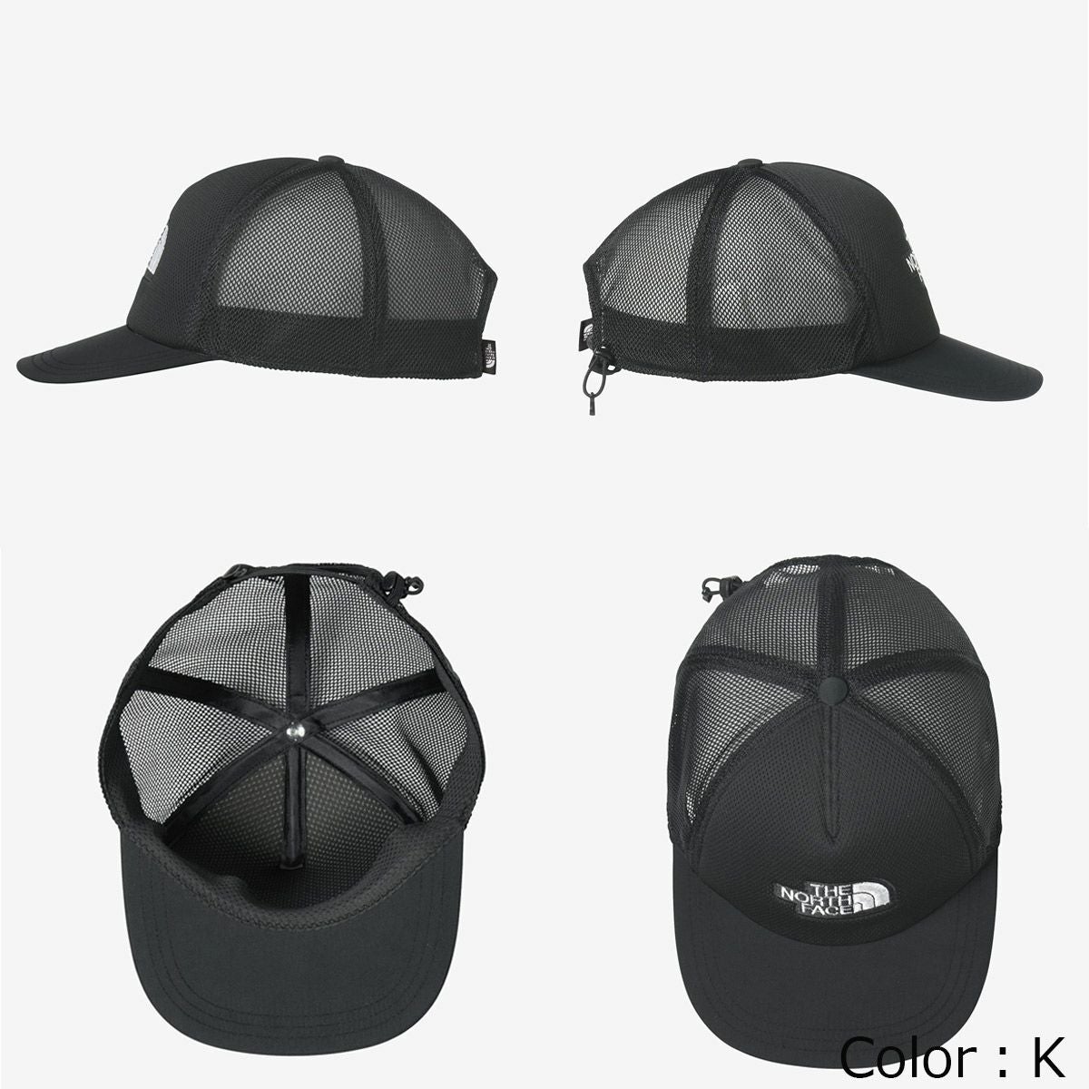 ザ・ノース・フェイスTHENORTHFACEランニングトレーニング帽子キャップオールメッシュキャップALLMESHCAPNN02574-Kメンズレディースユニセックス25SS春夏