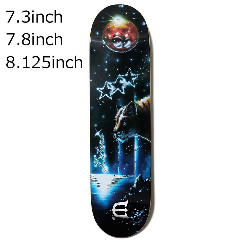 エビセンEVISENスケボースケートボードデッキ板コトラミタニタイガーインザシャイニングナイトKOTORAMITANITIGERINTHESHININGNIGHTEVI27-10