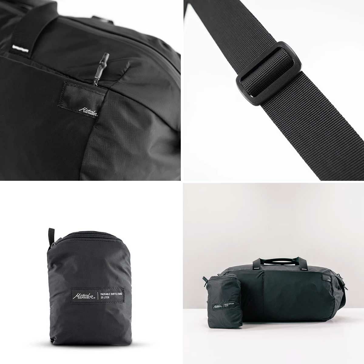 マタドールMatadorアウトドアカジュアル鞄バッグボストンバッグスポーツバッグリフラクションパッカブルダッフルブラック20370060001000メンズレディースユニセックス25SP春夏