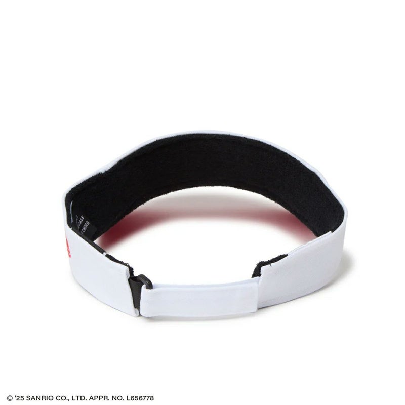 ニューエラNEWERAアウトドアカジュアルWomen'sサンバイザーロングバイザーHELLOKITTYホワイト14348592レディース女性25SP春夏