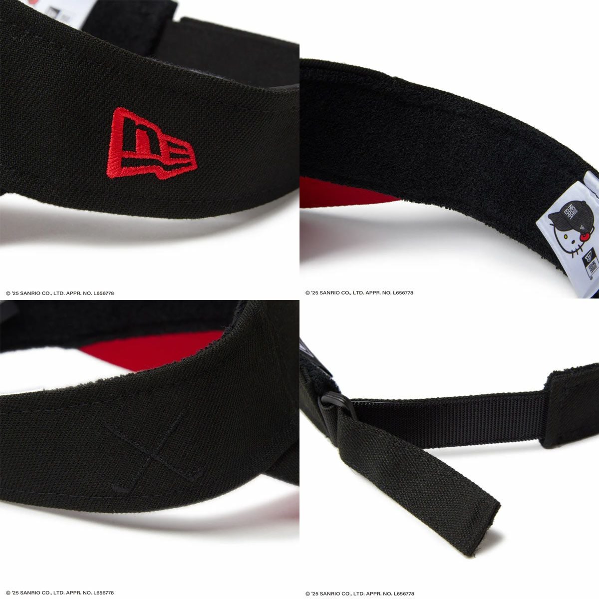 ニューエラNEWERAアウトドアカジュアルWomen'sサンバイザーロングバイザーHELLOKITTYホワイト14348593レディース女性25SP春夏