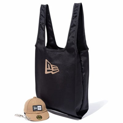 ニューエラNEWERAアウトドアカジュアル鞄バッグトートバッグキャップポーチエコバッグ8Lボックスロゴカーキ14518215メンズレディースユニセックス25SP春夏