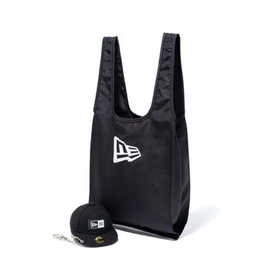 ニューエラNEWERAアウトドアカジュアル鞄バッグトートバッグキャップポーチエコバッグ8Lボックスロゴブラック14518217メンズレディースユニセックス25SP春夏