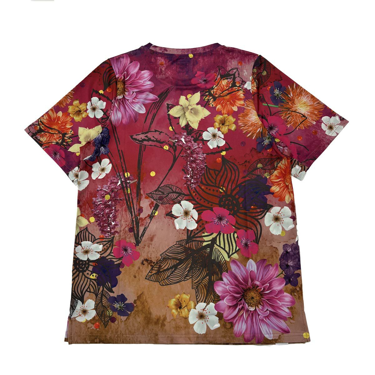 ジンガーJINGERランニングウェア半袖TシャツランニングTシャツJ-1039-WINEメンズレディースユニセックス25SP春夏