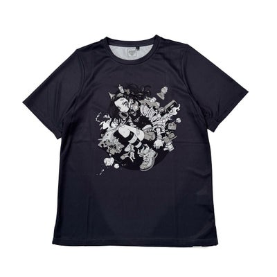 ジンガーJINGERランニングウェア半袖TシャツランニングTシャツJ-1040-BLKメンズレディースユニセックス25SP春夏